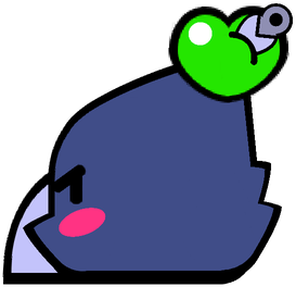 Crow Thanks Pin