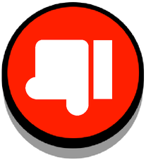 Thumbsdown Thanks Pin