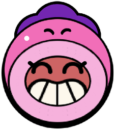 Rosa Happy Pin