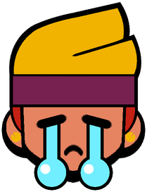 Amber Sad Pin