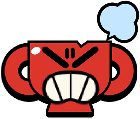 Champie Angry Special Pin