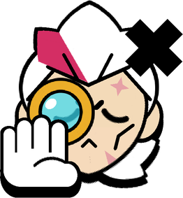 Belle Goldhand Phew Pin