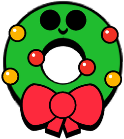 Brawlmas Wreath Special Pin