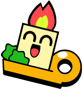 Brawlmas Candle Special Pin