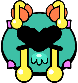Spiky Eve Sad Pin