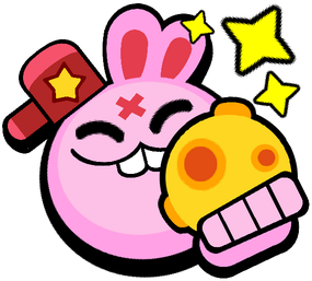 Moon Bunny Squeak Pin