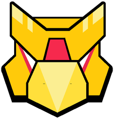 Gold Mecha Crow Pin