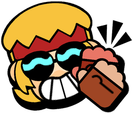Chainsaw Buster Clap Pin