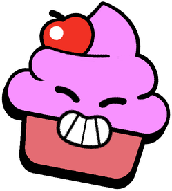 Brawlmas Cupcake Special Pin