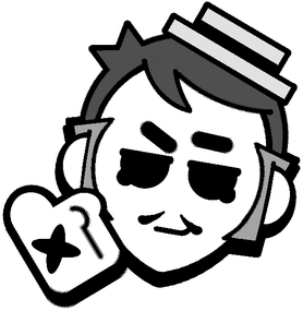 Gray GG Pin