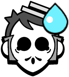 Gray Phew Pin