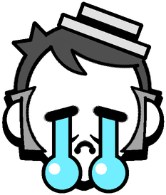 Gray Sad Pin
