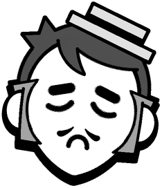 Gray Facepalm Pin