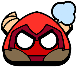 Crimson R T Angry Pin