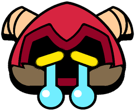 Crimson R T Sad Pin