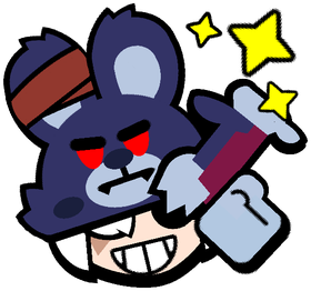 Dark Bunny Penny Special Pin