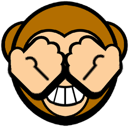Monkey Blind Special Pin