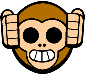 Monkey Deaf Special Pin