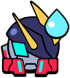 Mecha Edgar Phew Pin
