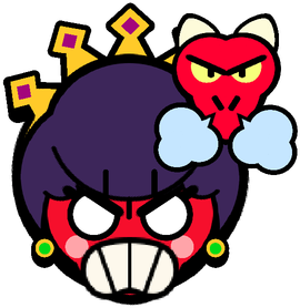 Evil Queen Pam Angry Pin