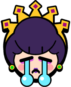 Evil Queen Pam Sad Pin