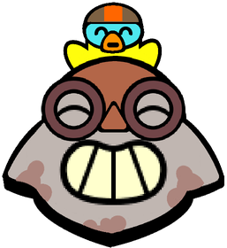 Robo Mike Happy Pin