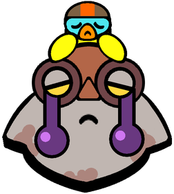 Robo Mike Sad Pin