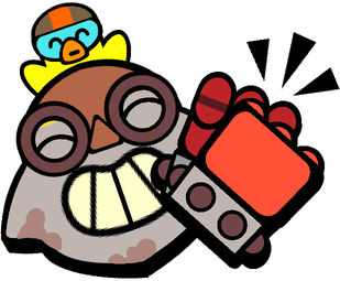 Robo Mike Clap Pin
