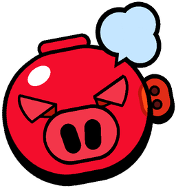 Piggybank Angry Special Pin