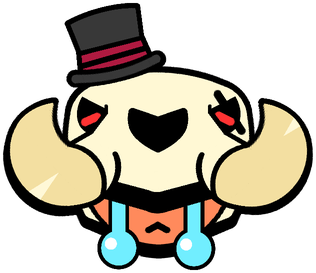 Tusked Nita Sad Pin