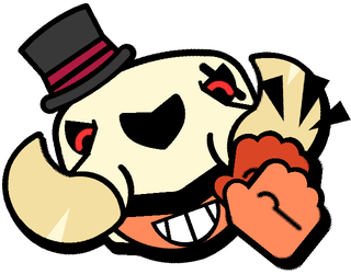 Tusked Nita Clap Pin