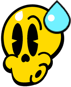 Skulltoon Phew Pin