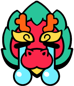 Dragon Sad Pin