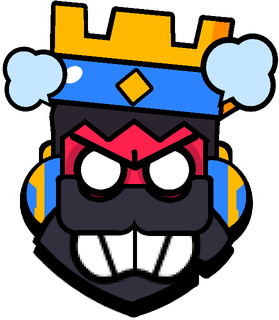 Blue King Frank Angry Pin