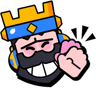 Blue King Frank Clap Pin