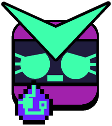 Antivirus 8 Bit Sad Pin