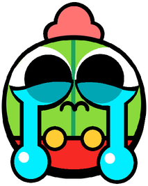 Toon Spike Sad Pin
