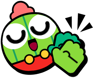 Toon Spike Clap Pin