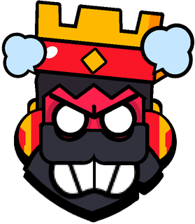 Red King Frank Angry Pin