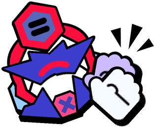 Mecha Colt Clap Pin