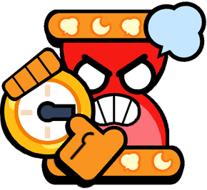 Sandclock Angry Pin