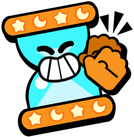 Sandclock Clap Pin