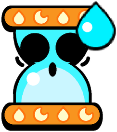 Sandclock Phew Pin