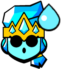 Frost Queen Amber Phew Pin