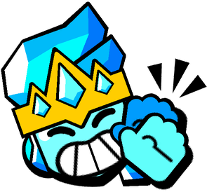 Frost Queen Amber Clap Pin