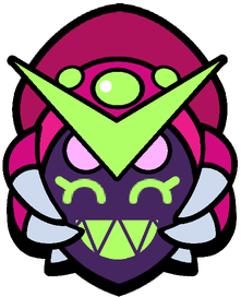 Virus Charlie Happy Pin