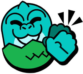 Godzilla Egg Clap Pin