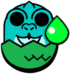 Godzilla Egg Phew Pin