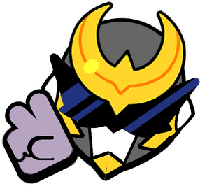 Super Ranger Brock Black Special Pin