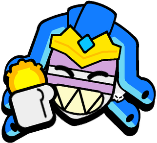 Sapphire Medusa Emz Special Pin